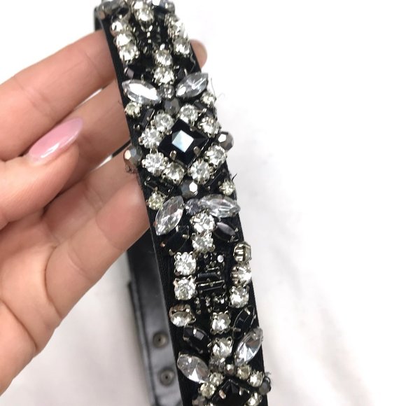 New Vince Camuto Crystal Embellished Belt